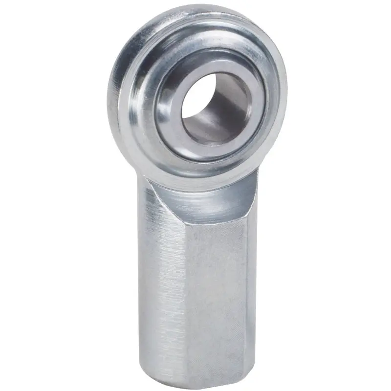 Qa1 C Series 2-Pc Rod End - Female/Right Hand - .5In Bore X 1/2-20 - Carbon Steel W/Ptfe 1