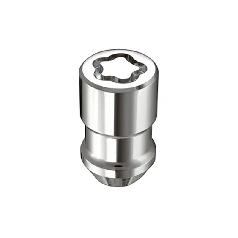 Mcgard Wheel Lock Nut Set - 4Pk. (Cone Seat) M12x1.5 / 19Mm & 21Mm Dual Hex / 1.46In. L - Chrome 2
