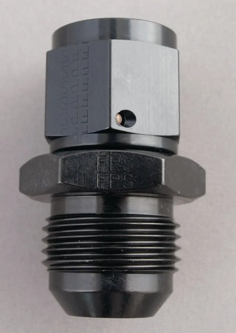 Fragola -8An Nut X -6An Male Swivel Reducer - Black 1