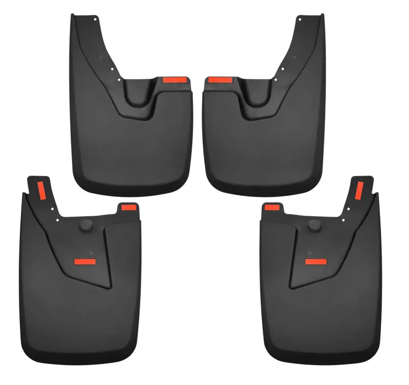 Husky Liners 19-22 Ram 2500/3500 With Oem Fender Flares Custom-Molded Front & Rear Mud Guards 1