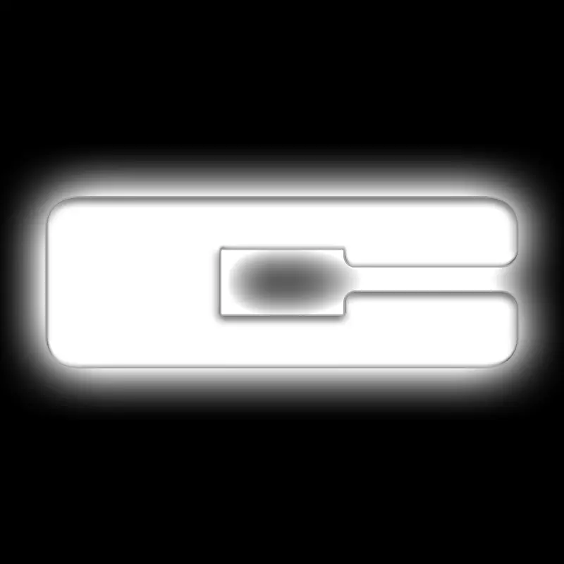 Oracle Lighting Universal Illuminated Led Letter Badges - Matte Wht Surface Finish - C 1