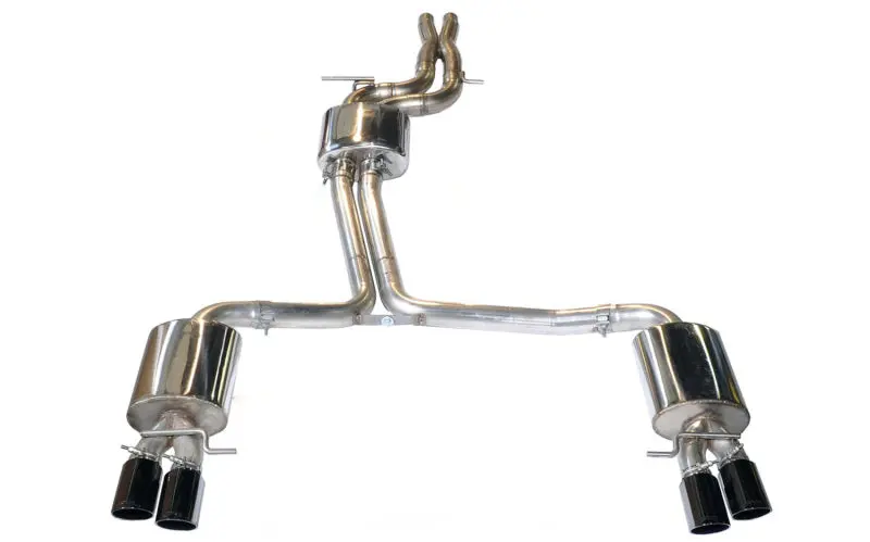 Awe Tuning Audi B8 / B8.5 S4 3.0T Touring Edition Exhaust - Diamond Black Tips (90Mm) 1