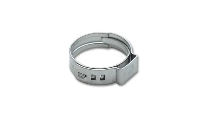 Vibrant One Ear Stepless Pinch Clamps 16.0-19.2Mm Clamping Range (Pack Of 10) Ss 7Mm Band Width 1