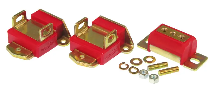 Prothane Gm Motor & Trans Mount Kit - Red 1