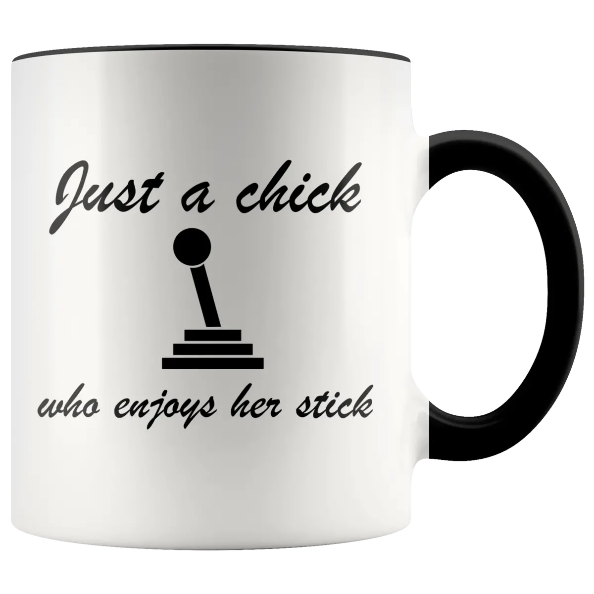 Just A Chick Who Enjoys Her Stick Mug 1