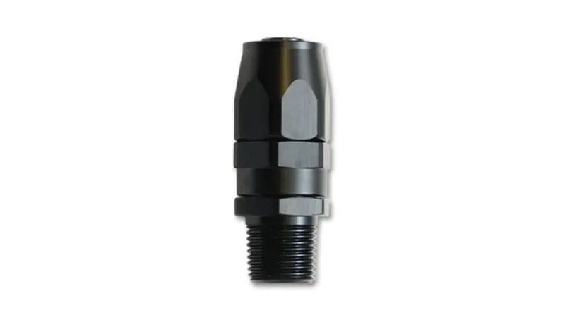 Vibrant -6An Male Npt Straight Hose End Fitting - 1/4In Npt 1