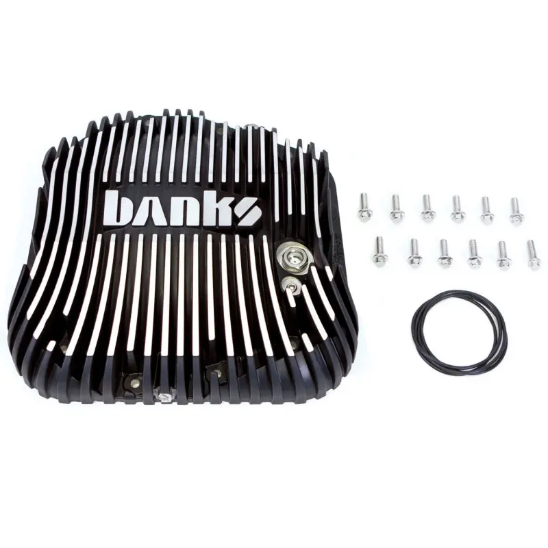 Banks Power 85-19 Ford F250/ F350 10.25In 12 Bolt Black Milled Differential Cover Kit 1