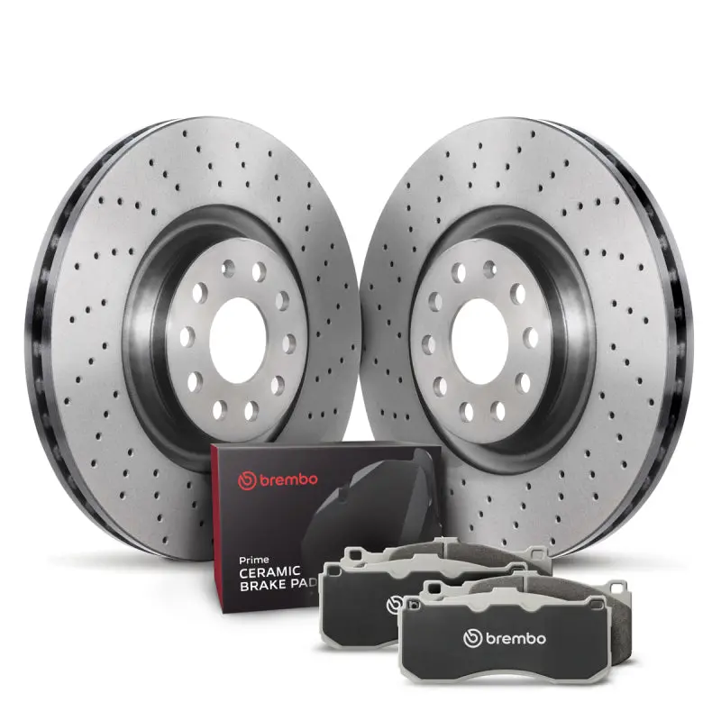 Brembo Oe 10-11 Audi S4/08-12 S5 Front Disc Brake Kit 1