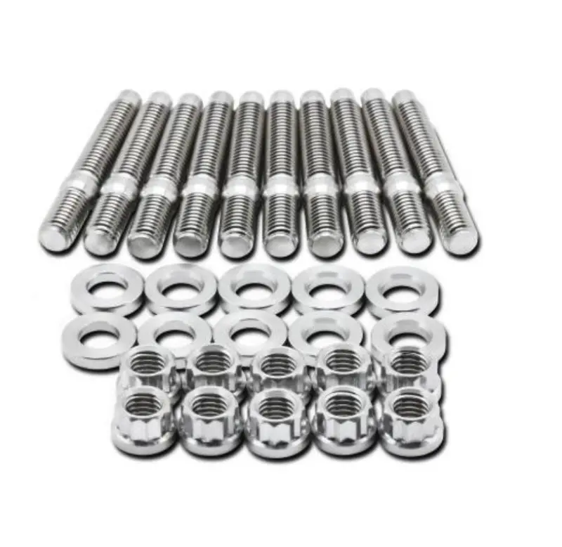 Blox Racing Sus303 Stainless Steel Intake Manifold Stud Kit M8 X 1.25Mm 55Mm In Length - 9-Piece 1