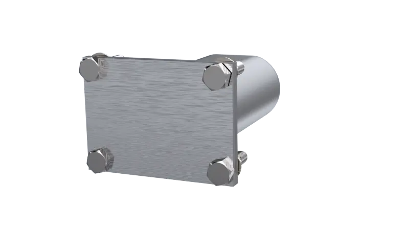 Qtp 3In Weld-On Qtec Low Profile Conncetion Oval Tube Kit 1