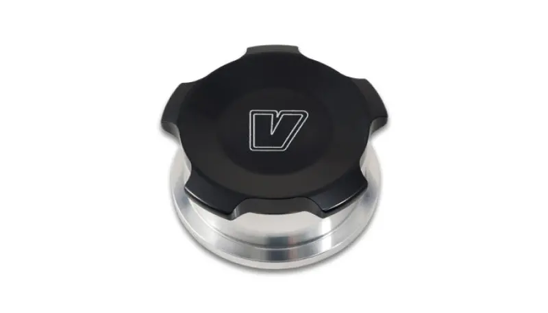Vibrant 1.5In Od Aluminum Weld Bungs W/ Black Anodized Threaded Cap (Incl. O-Ring) 1