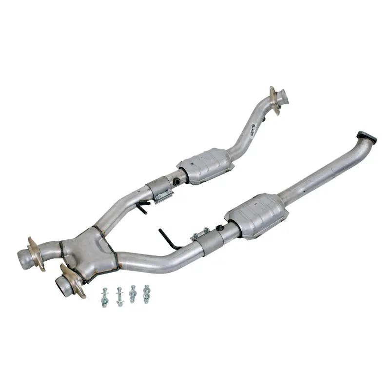 Bbk 96-98 Mustang 4.6 Cobra High Flow X Pipe With Catalytic Converters - 2-1/2 2