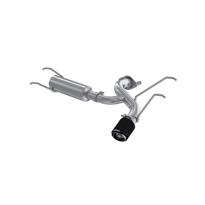 Mbrp 16+ Mazda Mx-5 Miata Single Rear Exit 2.5In Axle Back W/ Carbon Fiber Tips - T304 1