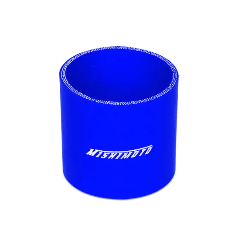 Mishimoto 3.0 Inch Blue Straight Coupler 1