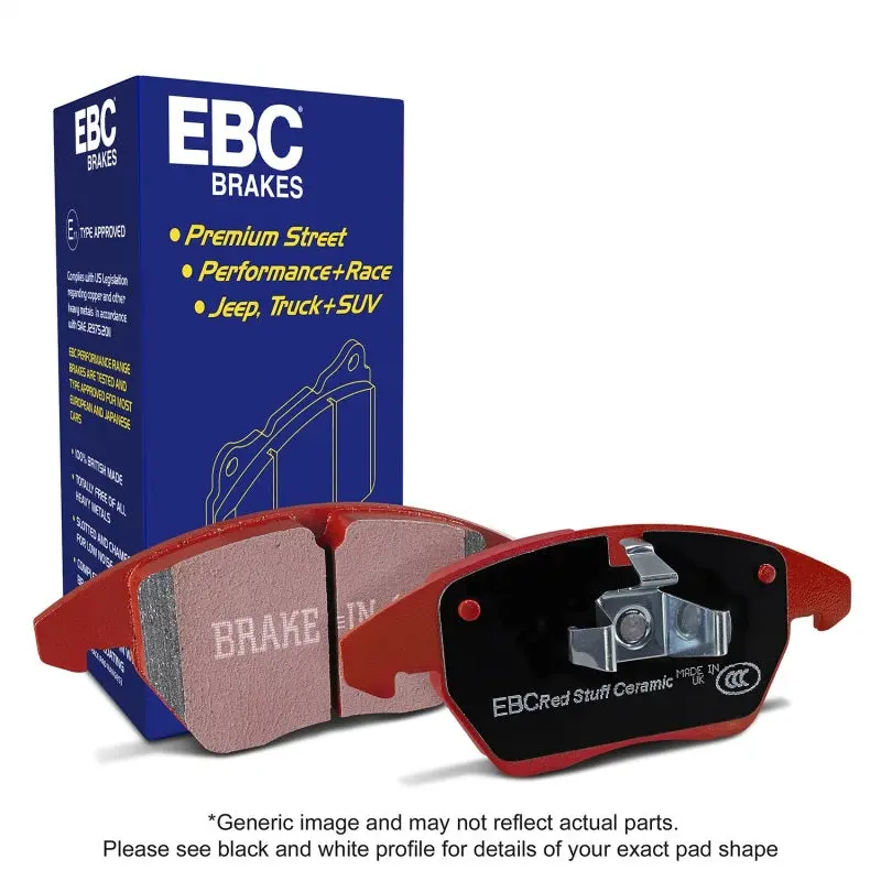 Ebc 07-10 Bmw X5 3.0 Redstuff Rear Brake Pads 1
