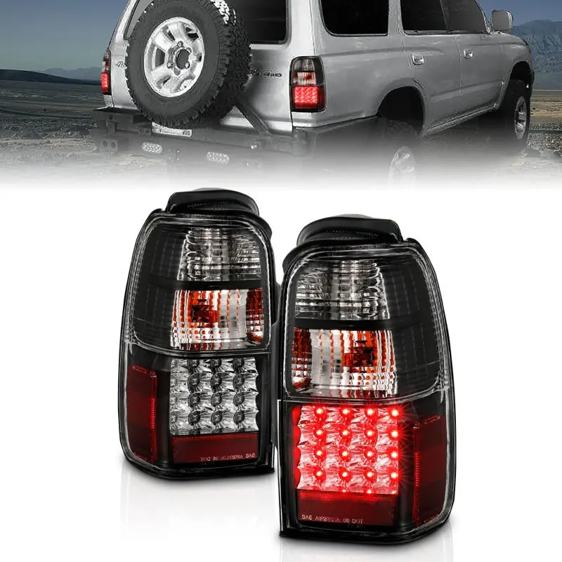 Anzo 2001-2002 Toyota 4 Runner Led Taillights Black 1