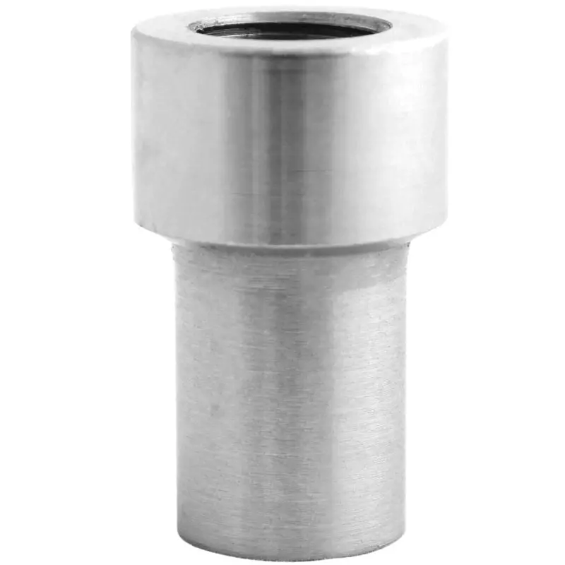 Qa1 Tube Adapter - 5/8In Od - Smooth - Left Hand - 5/16-24 Thread .058 Wall - Alloy 1