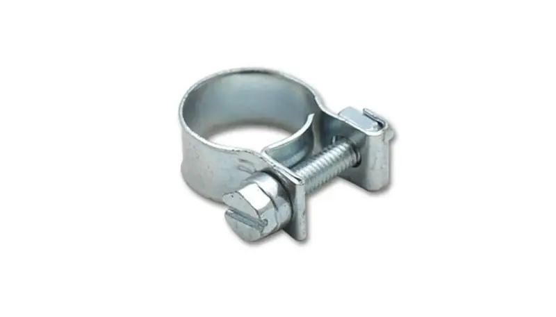Vibrant Fuel Injector Style Mini Hose Clamps 12-14Mm Clamping Range Pk Of 10 Zinc Plated Mild Steel 2
