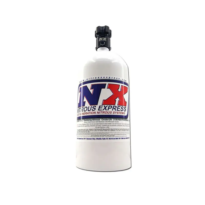 Nitrous Express 5Lb Bottle W/Lightning 500 Valve (5.25 Dia X 17.64 Tall) 1