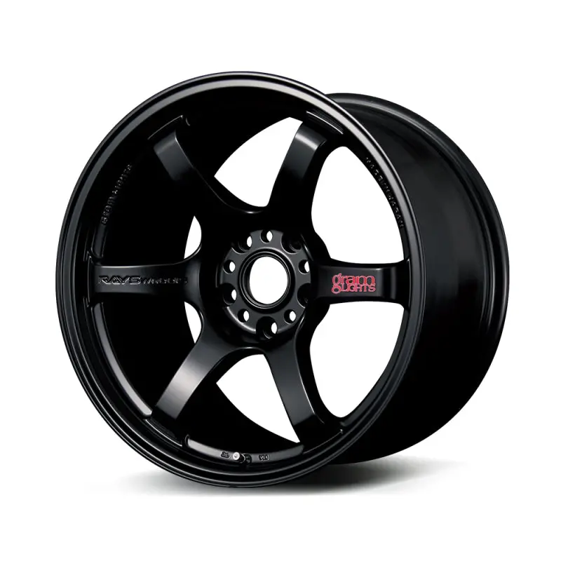 Gram Lights 57Dr 18X9.5 +38 5-100 Semi Gloss Black Wheel 1