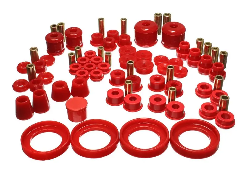 Energy Suspension 97-01 Honda Prelude (Type Sh Only) Red Hyper-Flex Master Bushing Set 1
