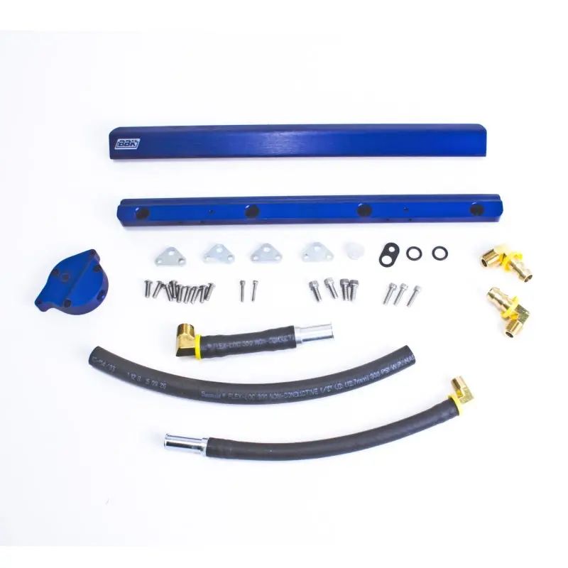 Bbk 86-93 Mustang 5.0 High Flow Billet Aluminum Fuel Rail Kit 1