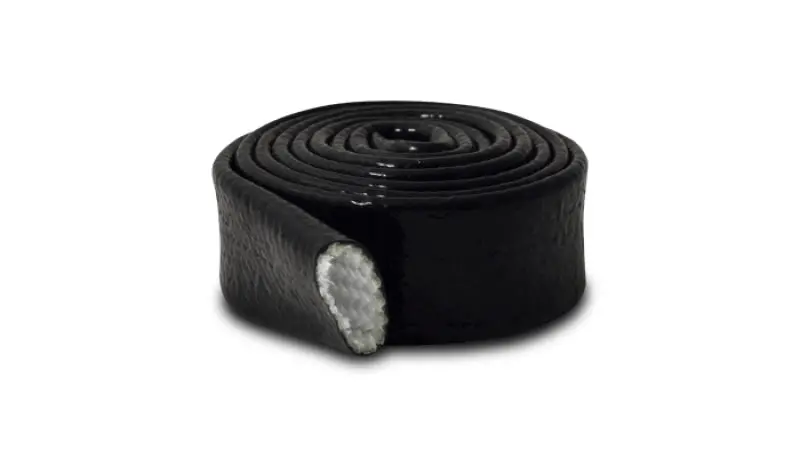 Vibrant 3/4In O.D. Heat Protect Flexible Sleeving (5 Foot Length) Black 1