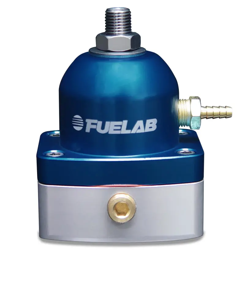 Fuelab 535 Efi Adjustable Mini Fpr 25-90 Psi (2) -6An In (1) -6An Return - Blue 1