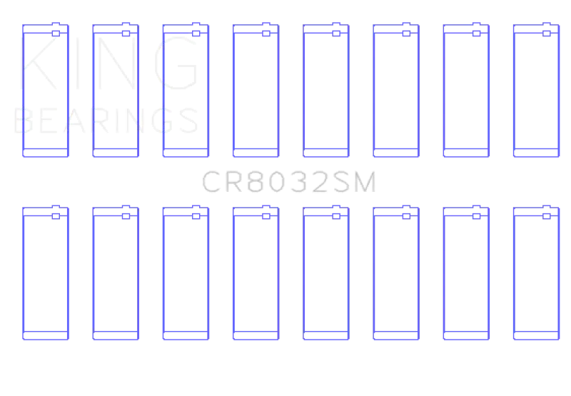 King Engine Bearings Chrysler V8 5.7L/6.1L/6.4L Hemi Rod Bearing Set - Size Std 1