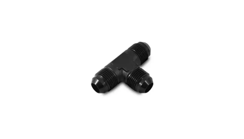 Vibrant -8An Flare Tee Adapter Fitting - Aluminum 1