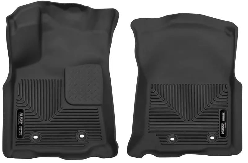 Husky Liners 2018 Toyota Tacoma Crew/Extended Cab X-Act Contour Black Front Floor Liners 1