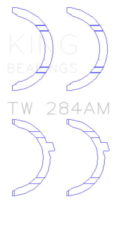 King Engine Bearings Toyota/Lexus 2Jzge/2Jzgte 3.0L Thrust Washer Set 1