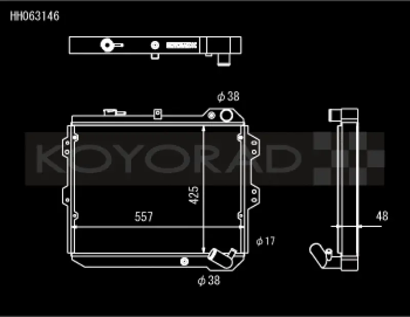 Koyo 83-85 Mazda Rx-7 Fits 1.1/1.3L Mt (Includes Gsl-Se Trim) 1