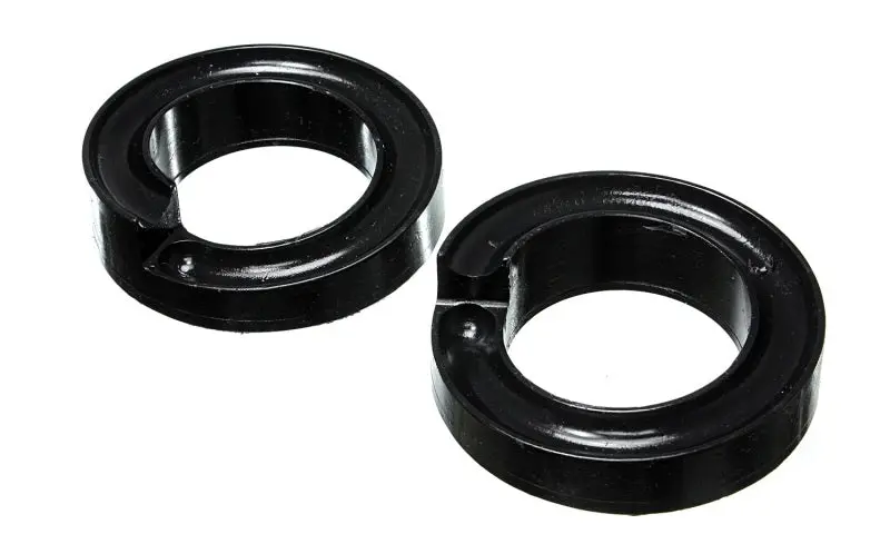 Energy Suspension 2005-07 Ford F-250/F-350 Sd 2/4Wd Front Coil Spring Isolator Set - Black 1