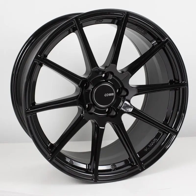 Enkei Ts10 17X8 5X100 45Mm Offset 72.6Mm Bore Black Wheel 1
