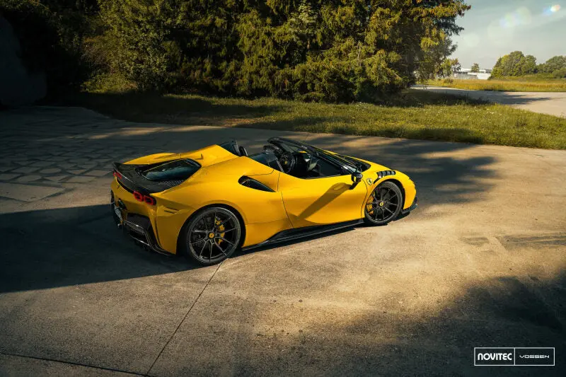 Vossen X Novitec Nf10 21X12in - 5X114.3 Bp - Et20 - Gloss Black Ferrari Sf90 Rear Wheel 2