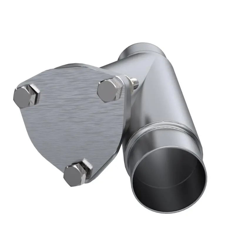 Qtp 2.25In Weld-On Qtec Exhaust Cutout Y-Pipe 1