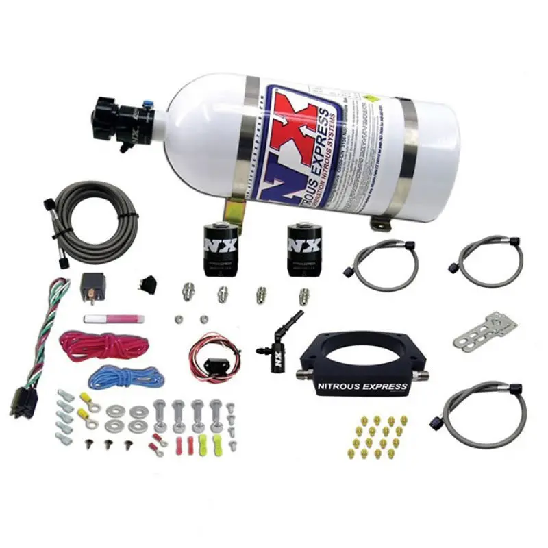 Nitrous Express 2014+ Chevrolet Corvette C7 Nitrous Plate Kit (50-300Hp) W/10Lb Bottle 1