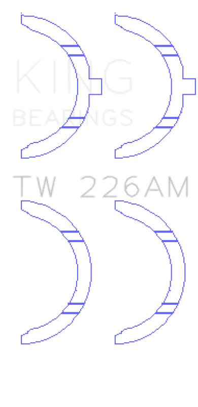 King Engine Bearings Toyota 3Sgte Thrust Washer Set 1
