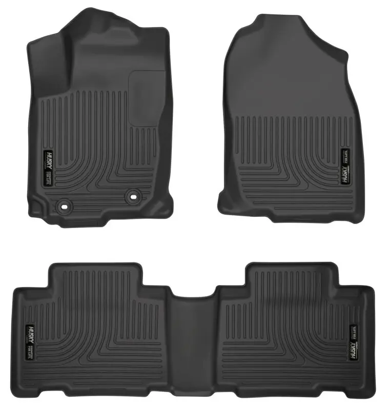Husky Liners 13 Toyota Rav4 Weatherbeater Black Front & 2Nd Seat Floor Liners 1