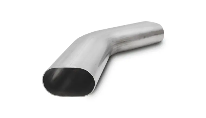 Vibrant 3.5In Oval (Nominal Size) T304 Ss 45 Deg Mandrel Bend 6In X 6In Leg Lengths 1