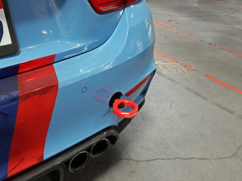 Afe Control Rear Tow Hook Red Bmw F-Chassis 2/3/4/M 2