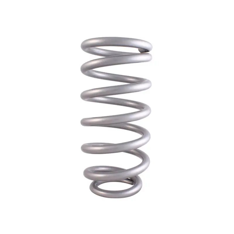 Qa1 4-1/8In Id Tapered High Travel Spring - 10In Length X 400Lbs/In - Silver Powder Coated 1