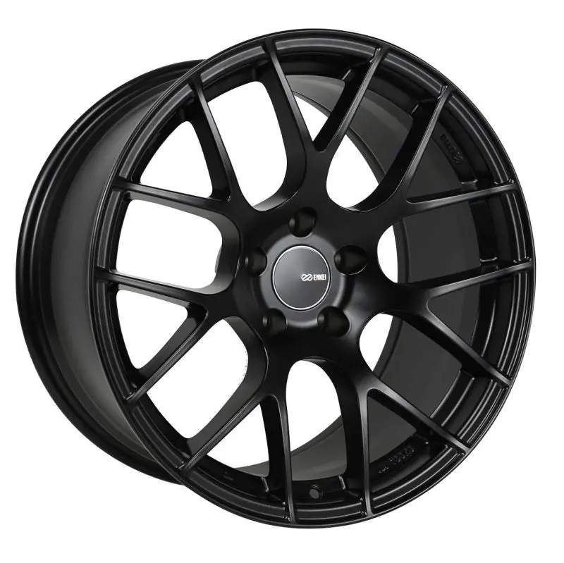 Enkei Raijin 18X8 45Mm Offset 5X100 Bolt Pattern Matte Black Wheel 1