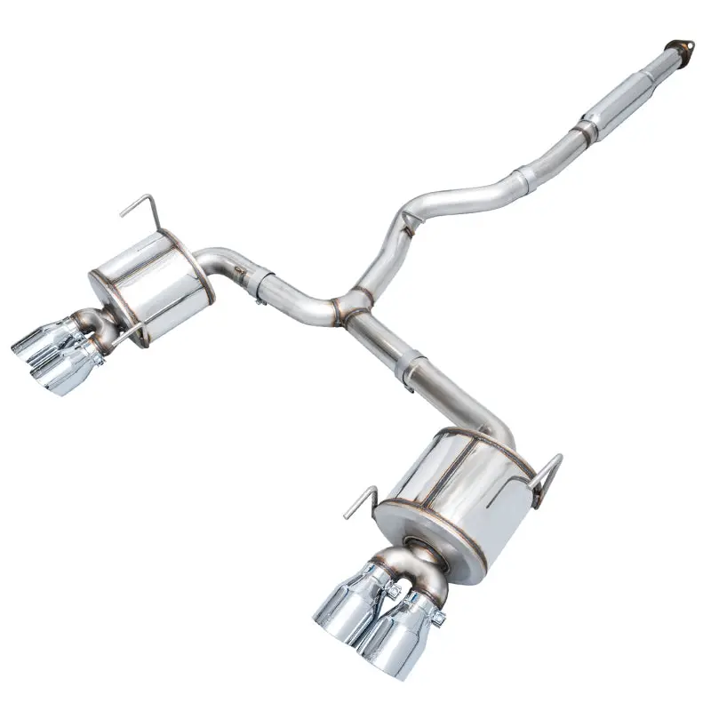Awe Tuning Subaru Sti Va / Wrx Gv / Sti Gv Sedan Touring Edition Exhaust - Chrome Silver Tip (102Mm) 1