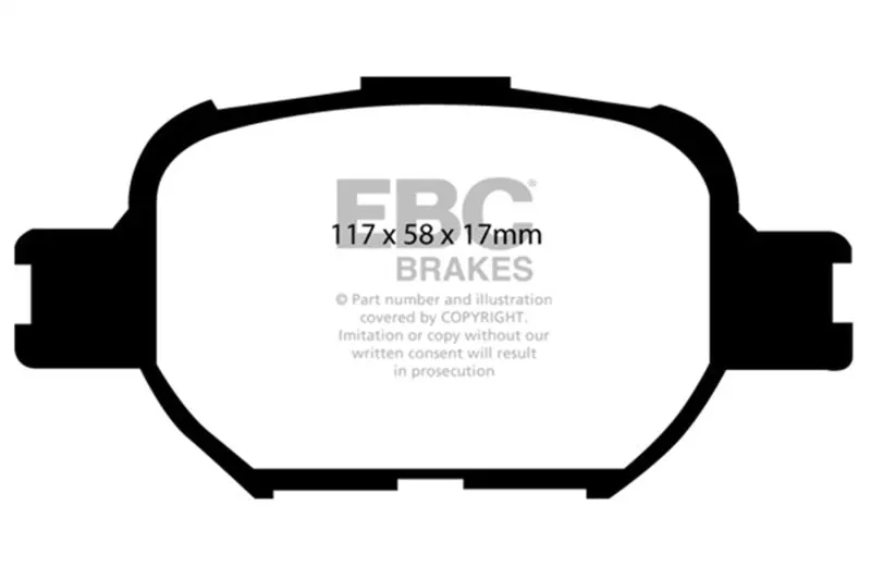 Ebc 04-10 Scion Tc 2.4 Greenstuff Front Brake Pads 2