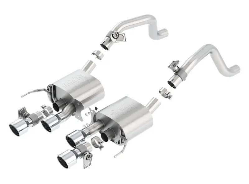 Borla 14-15 Chevy Corvette C7 6.2L Rwd W/Afm &Npp Atak-Type Dual Rd Rolled Center Rear Exit Exhaust 2