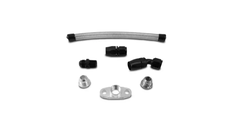 Vibrant Univ Top Mount Oil Drain Kit Incl 20In Teflon Lined S.S. Hose Fitting 1
