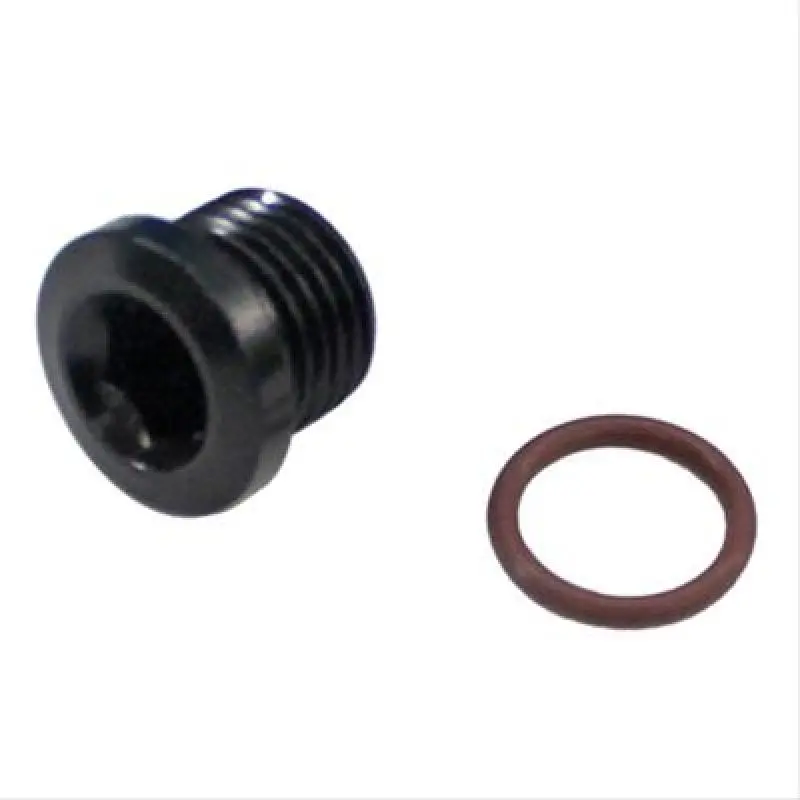 Fragola -10An (7/8-14) Socket Hex Port Plug - Black 1