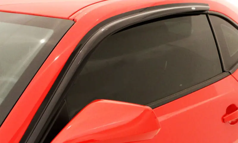 Avs 12-14 Ford Mustang Ventvisor Outside Mount Window Deflectors 2Pc - Smoke 1